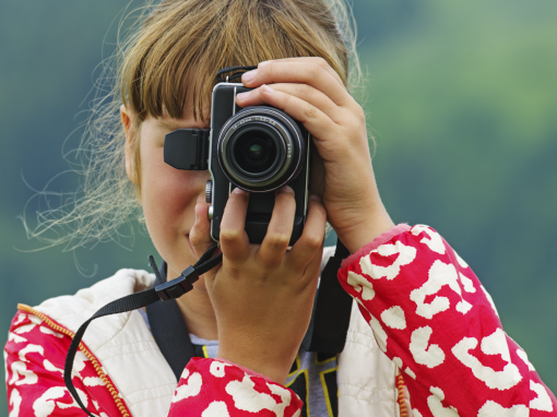 Girl with camera